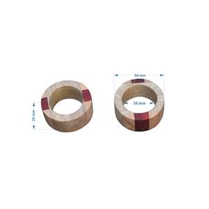 Juego de servilleteros de madera Vintage modernos hechos a mano, Cocina Para el hogar, boda, fiesta, hoteles, accesorios de decoración de mesa - Product Image 6