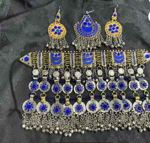 ชุดเครื่องประดับเจ้าสาวแบบอัฟกัน ดีไซน์ล่าสุด สำหรับสุภาพสตรี งานฝีมือยอดนิยม ทำจากสแตนเลส เหมาะสำหรับงานปาร์ตี้ - Product Image 6