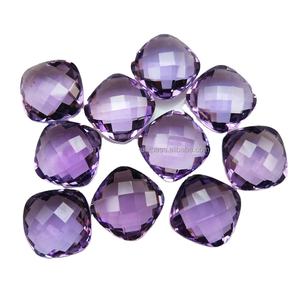 100% naturel poire ovale billion coussin forme mixte améthyste naturelle en vrac pierre précieuse haute qualité fabrication de bijoux pierre de guérison - Product Image 3