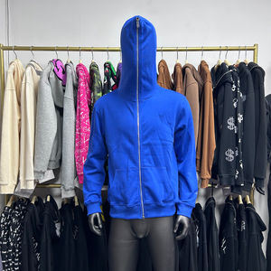 เสื้อกันหนาวมีฮู้ดแบบมีซิปสำหรับผู้ชายเสื้อสเวตเตอร์มีซิปหน้าสำหรับทุกเพศ360gsm ขนาดใหญ่ปรับแต่งได้ - Product Image 2