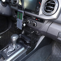 Support de téléphone multifonctionnel en aluminium massif pour console centrale LUMA Factory Wholesale, compatible avec Toyota Tacoma 2016-2023
