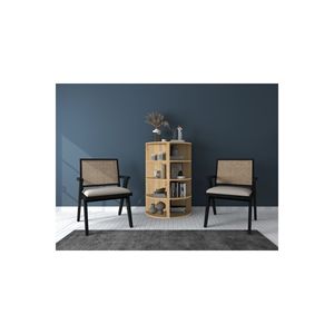 Modern Circular Patterned Four-Tier Multi-Functional Stainless Steel Suntalam <b>Corner</b> Decorative Bookcase Shelf Living Room Made - Product Image 3