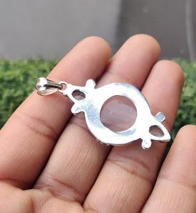 Tendance 925 Sterling Silver Rose Quartz Gemstone Pendentif Bijoux À La Main En Argent Boho Style Pendentif Bijoux Pour Femmes Cadeau Pour - Product Image 5