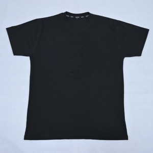 เสื้อยืดคอกลมสีดำคุณภาพพรีเมียมสำหรับผู้ชาย แขนสั้น โลโก้ปัก ทรงปกติ ผ้าฝ้าย สวมใส่สบาย เหมาะสำหรับเล่นกีฬา ขายส่ง - Product Image 5