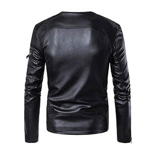 Chaqueta de moda de cuero de Color marrón para hombre, nueva chaqueta de cuero genuino para hombre de otoño, chaqueta de moda de Cuero 100% de la mejor calidad - Product Image 3