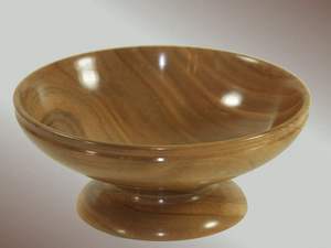 Wood Large Bowl Save Food Grade Kitchenware for Serving Salad Fruit Ideal for Dinner <b>Tabletop</b> <b>Display</b> and Centerpiece Use - Product Image 5