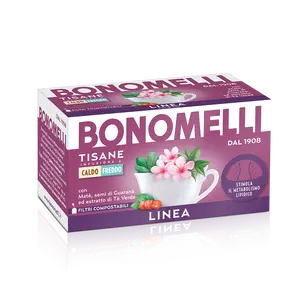 Bonomelli chá de ervas certificado italiano, 16 saquinhas na caixa de chá para perder peso