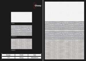 Carreaux muraux en céramique modernes 300x600mm pour salle de bain et cuisine, finition brillante ou mate, surface sculptée effet sucre, design mural intérieur luxueux - Product Image 2