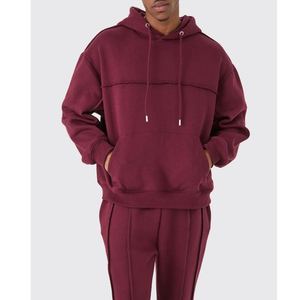 ชุดวอร์มผู้ชายแบบมีฮู้ด พิมพ์ลายแฟชั่น ผ้าฝ้าย ไซส์ใหญ่ สำหรับออกกำลังกาย วิ่ง หรือใส่ลำลองในฤดูหนาว พร้อมโลโก้สั่งทำได้ - Product Image 6