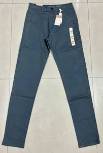 Pantalones Casuales de Sarga para Hombre, Nueva Llegada, Alta Calidad, Venta al Por Mayor, Ecológicos, Transpirables, Corte Regular, Sarga de Algodón Lavada - Product Image 5