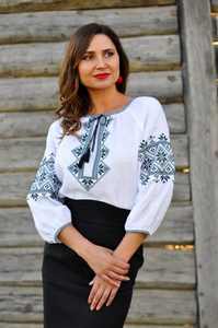 Authentic Woman Ukraine Clothing Embroidered Bohemian Blouse Vyshyvanka Style Perfect Gift for Her From Ukraine - Product Image 4