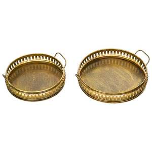 Plateau de service durable en métal d'acier inoxydable avec gravure artistique de plateau de service en métal de concepteur de conception moderne pour les maisons élégantes - Product Image 4