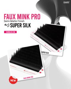 Fournitures pour extensions de cils CharmLash, vente en gros, faux cils en vison, boîtes de cils professionnels, cils russes bouclés, sans teinte bleuâtre, sans teinte vertâme, mélange transparent - Product Image 5