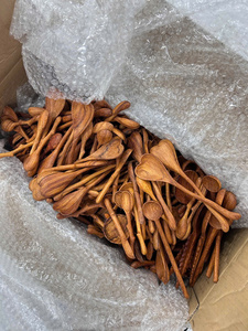 Mini cuillère à miel en bois et cuillère, petits outils en bois naturel pour pot et cadeaux de mariage - Product Image 6