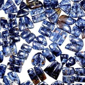 Pietersite naturelle paire de pierres précieuses en vrac Multi Pietersite Cabochon paire de pierres précieuses en vrac pour la fabrication de bijoux de boucle d'oreille - Product Image 6