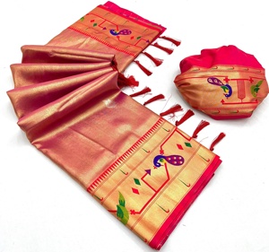 เสื้อทอจากผ้าไหมส่าหรีสำหรับเจ้าสาว - Product Image 6