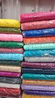 KUSHANG Fil Métallique Crochet Polyester Broderie Dentelle Jalebi Couleur Personnalisée Motif Plaid Vintage Tissu Doux Textile