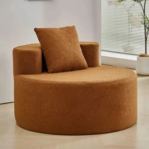 Canapé pouf pliable en tissu rembourré tufté à livraison rapide confortable et élégant - Product Image 5