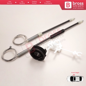 Kit de réparation de lève-vitre électrique BWR798 avant droit pour Albea Siena Palio MK1 171 172 178 1996-2016 4/5 portes 46786202 - Product Image 6