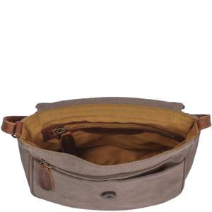 Sac à bandoulière en daim gris fait à la main pour femmes dernière conception avec bouton de broderie de style féminin et décoration de rivet pour un usage quotidien - Product Image 4