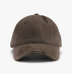 Chapeaux de baseball en denim lavé vintage personnalisés Broderie personnalisée Casquette à lanières unisexe quantité minimale de commande bas Chapeaux en coton respirant - Product Image 4