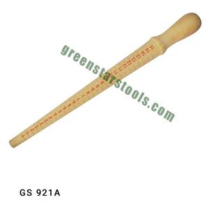 Mandrin en bois pour anneaux, tailles 1 à 15, outil de bijouterie pour l'entorsion de fil, pour orfèvre |   Numéro d'article GS-921A - Product Image 1