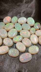 Piedra preciosa de ópalo doble sintética de calidad AAA para la fabricación de joyas piedra de forma de mezcla de ópalo australiano - Product Image 3