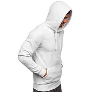 Sweats à capuche décontractés de sports de plein air de couleur unie d'automne et d'hiver pour hommes - Product Image 4