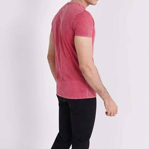 T-shirt Hip Hop surdimensionné de haute qualité pour hommes respirant 100% coton Vintage lavé noir couleur High Street Style - Product Image 6