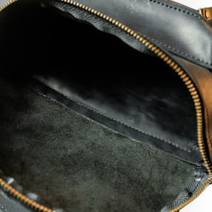 Riñonera de Cuero Auténtico con Logotipo Personalizado al por Mayor, Bolso de Cintura Cruzado de Cuero Genuino para Hombre y Mujer - Product Image 4