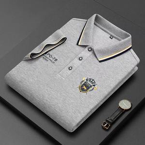 Polos pour hommes, polos en coton haut de gamme à manches courtes, conçus pour un style décontracté, professionnel et quotidien - Product Image 5