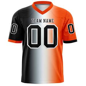 Uniformes de Fútbol Americano, Camisetas de Manga Corta, Transpirables, 100% Poliéster, Personalizadas OEM |   Proveedor de Producción en Masa - Product Image 4