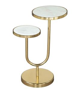 Mesa auxiliar de café y sofás con acabado dorado de acero inoxidable 2023, muebles de decoración para el hogar con diseño de lujo - Product Image 6