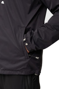 Chaqueta Cortavientos Informal de Alta Calidad para Hombre, Estilo Urbano, Corte Ajustado, Color Sólido, con Cuello Alto y Contraste de Grosor Delgado - Product Image 5