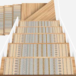 Alfombra con estampado de motivos étnicos - Moderna, fácil de limpiar, diseño clásico, Goblen - Product Image 4