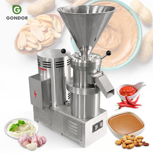 Ligne de production industrielle de produits secs de 50 kg, moulin colloïdal pour noix, petite machine à beurre de cacahuète de 100 kg pour la fabrication artisanale - Product Image 1
