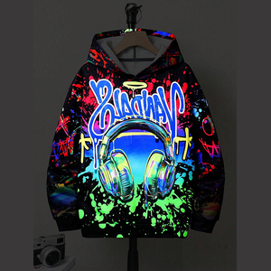 Sudadera con Capucha Térmica de Invierno para Hombre, de Alta Calidad, Sublimada, Gruesa, Forrada de Felpa, Cálida - Product Image 2