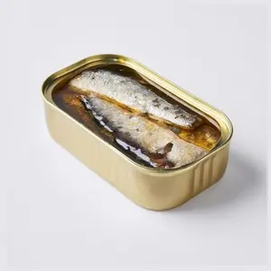 Prix de vente chaud de fruits de mer en conserve sardines en conserve de poisson dans l'huile végétale/sauce tomate en quantité en vrac