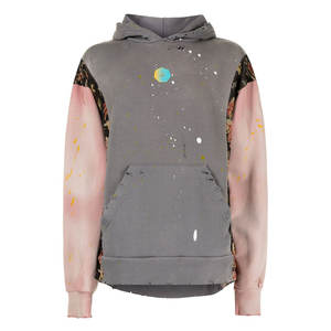 Sudadera con capucha desgastada Vintage personalizada del fabricante Colección de invierno Ropa de calle Estilo de lujo Sudadera con capucha desgastada con estampado completo - Product Image 1