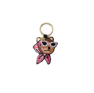 Creative Seed Beads Embroidered Smile Face Keychain Charm Beautiful Seed Beads Embroidery Pearl Keychain Ornament - Product Image 2