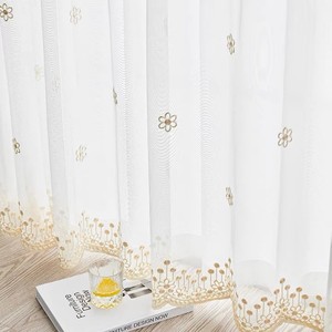 Tessuto <span class=keywords><strong>per</strong></span> <span class=keywords><strong>Tende</strong></span> in Poliestere Ricamato OEM&ODM, Tessuti Trasparenti in Tulle, <span class=keywords><strong>Tende</strong></span> <span class=keywords><strong>per</strong></span> Finestre Adatte <span class=keywords><strong>per</strong></span> il Soggiorno dei Bambini - Product Image 2