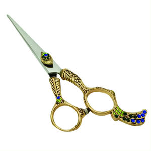 Tijeras de adelgazamiento de corte de pelo de peluquero de acero inoxidable japonés de alta calidad con punta afilada, tijeras de salón ligeras para diestros - Product Image 4