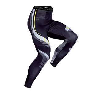 กางเกงรัดรูปยูนิเซ็กซ์สำหรับ MMA เลกกิ้ง No-Gi Grappling Spats กางเกง BJJ ผ้ารัดรูป น้ำหนักเบา ระบายอากาศได้ดี ผลิตจากผ้าสแปนเด็กซ์/โพลีเอสเตอร์ - Product Image 1