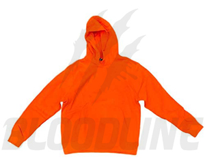 Sweat à capuche unisexe beige coupe classique couleur unie décontracté avec poche avant 100% coton molleton tricoté respirant séchage rapide pour l'hiver - Product Image 6