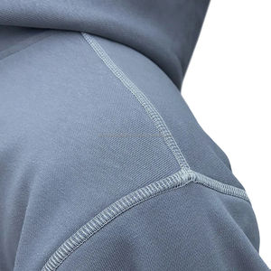 Ensemble de vêtements de sport surdimensionnés décontractés pour hommes sweat à capuche à point contrasté pantalon de survêtement impression bouffante survêtement décontracté d'été - Product Image 4