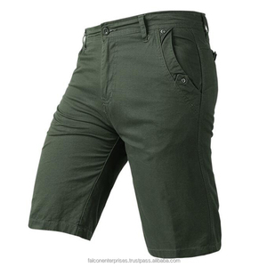 100% pantalones cortos informales de verano de algodón para hombre, nuevas Bermudas para correr con cremallera recta, pantalones con patrón sólido para niños - Product Image 4
