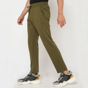 Pantalons en toile décontractés pour hommes, 100% haute qualité, légers, sur mesure, couleur unie, séchage rapide, coupe-vent, respirants, en coton - Product Image 4