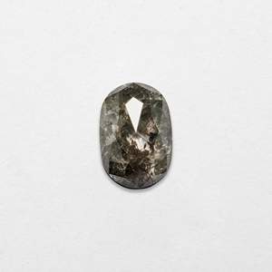 Diamante Natural de 1.94ct, Corte Ovalado 9.84x6.64x2.70, Color Sal y Pimienta, Piedras Preciosas Sueltas para Joyería, Certificado IGI, Corte Excelente - Product Image 1
