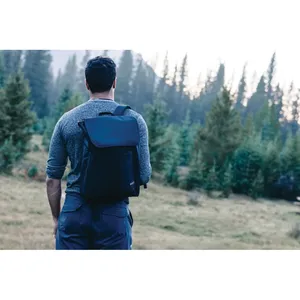 Mochila para PC Peak Fern de 15 Pulgadas, Moderna, con Funda para Portátil, Cierre de Hebilla, Artículos Promocionales Sostenibles, Esenciales - Product Image 3