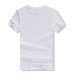 T-shirt en coton à manches courtes, col rond, personnalisé avec un logo brodé, imprimé, design DIY, peint à la main, transfert thermique - Product Image 5